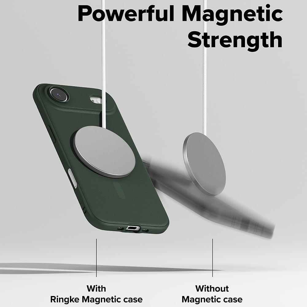 Funda MagSafe para Apple iPhone 17 Air, Ringke, Onyx, Verde Oscuro