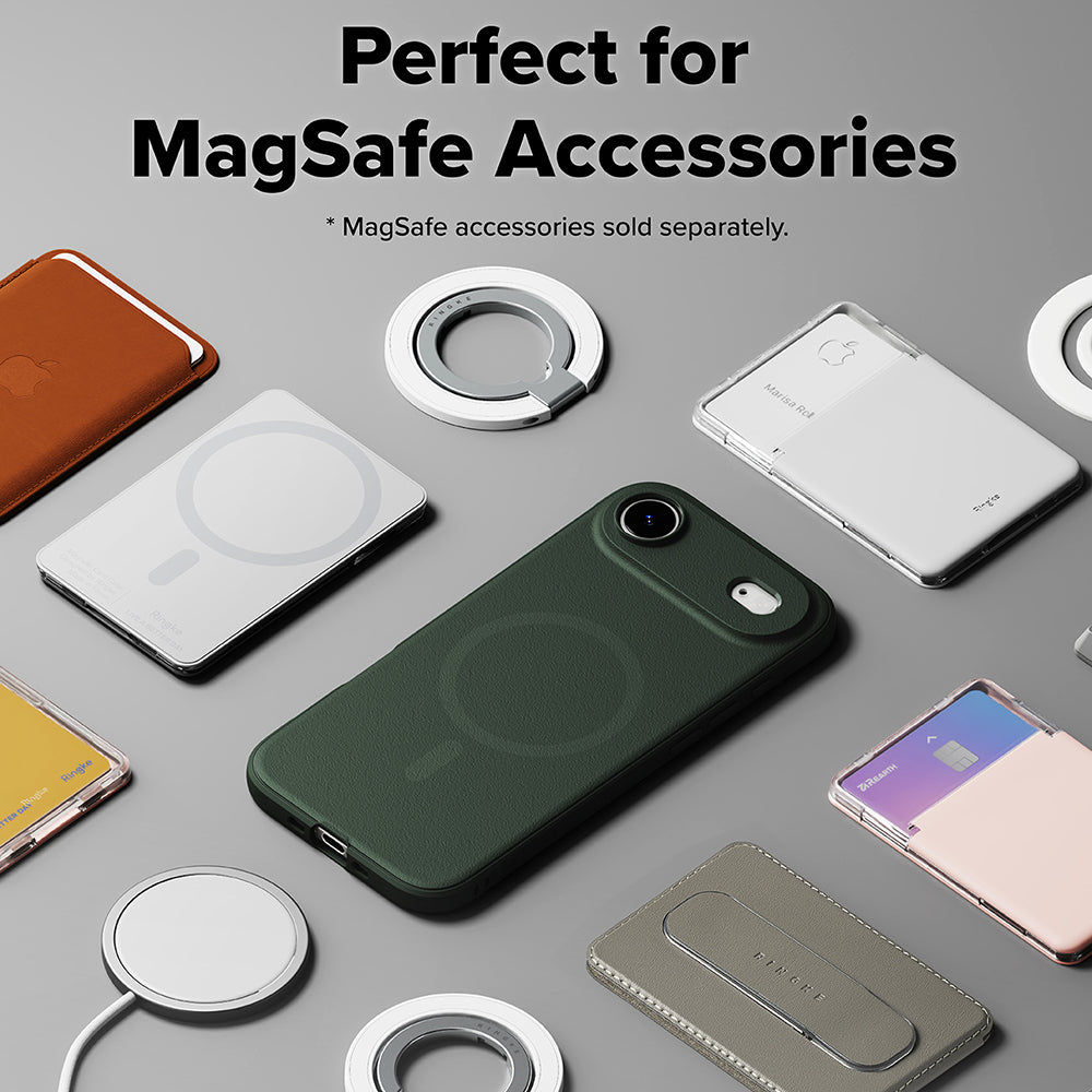 Funda MagSafe para Apple iPhone 17 Air, Ringke, Onyx, Verde Oscuro