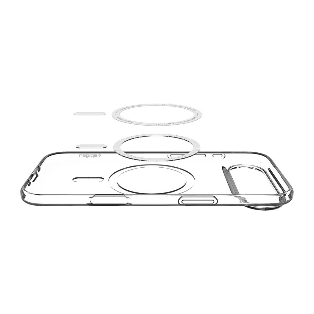 Funda MagSafe para Apple iPhone 17 Air, Spigen, Liquid Crystal, Blanca
