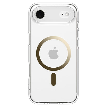 Funda MagSafe para Apple iPhone 17 Air, Spigen, Ultra Hybrid, Dorada Transparente