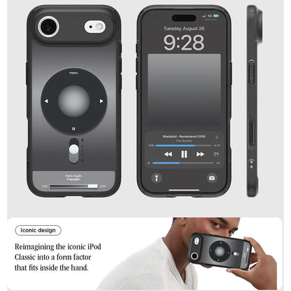 Funda MagSafe para Apple iPhone 17 Air, Spigen, Ultra Hybrid Classic, Negra