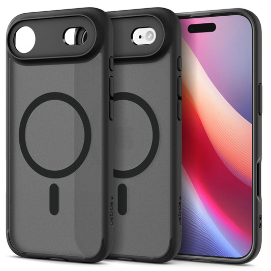 Funda MagSafe para Apple iPhone 17 Air, Spigen, Ultra Hybrid, Negra Satinada