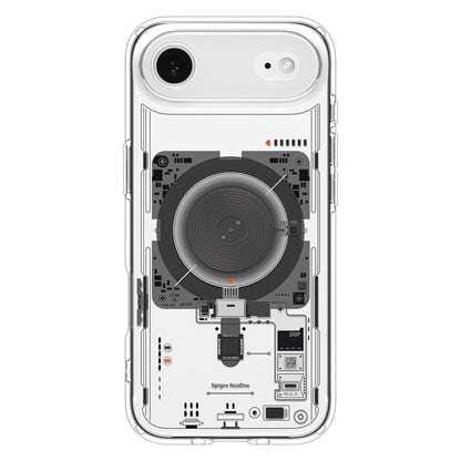 Husa MagSafe pentru Apple iPhone 17 Air, Spigen, Ultra Hybrid Neo One, Transparenta