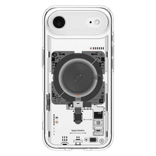 Husa MagSafe pentru Apple iPhone 17 Air, Spigen, Ultra Hybrid Neo One, Transparenta