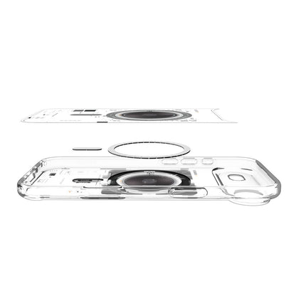 Husa MagSafe pentru Apple iPhone 17 Air, Spigen, Ultra Hybrid Neo One, Transparenta