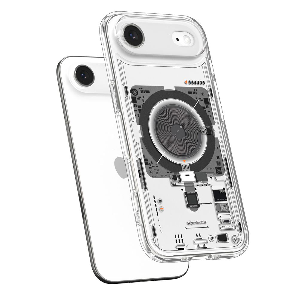 Husa MagSafe pentru Apple iPhone 17 Air, Spigen, Ultra Hybrid Neo One, Transparenta