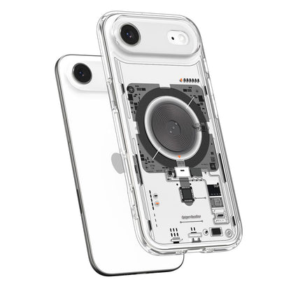 Husa MagSafe pentru Apple iPhone 17 Air, Spigen, Ultra Hybrid Neo One, Transparenta