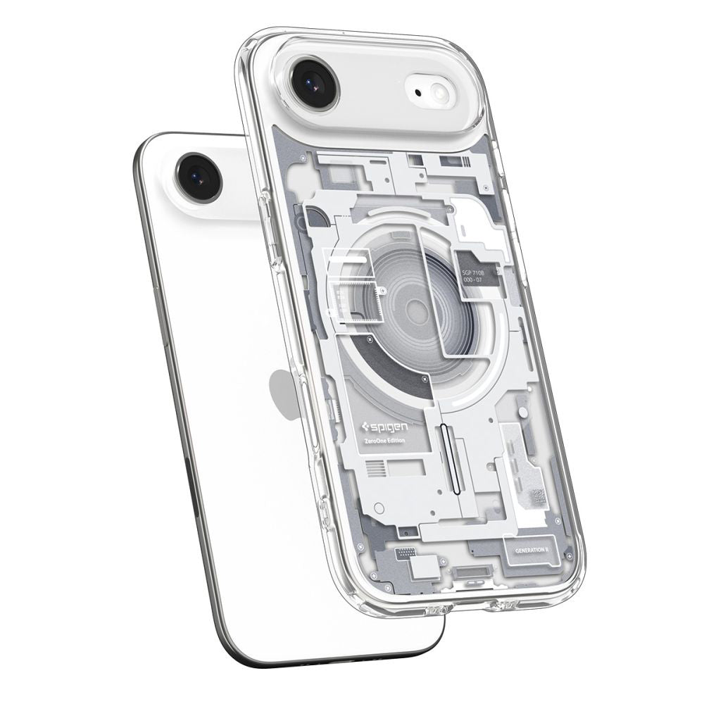 Funda MagSafe para Apple iPhone 17 Air, Spigen, Ultra Hybrid Zero One, Blanca
