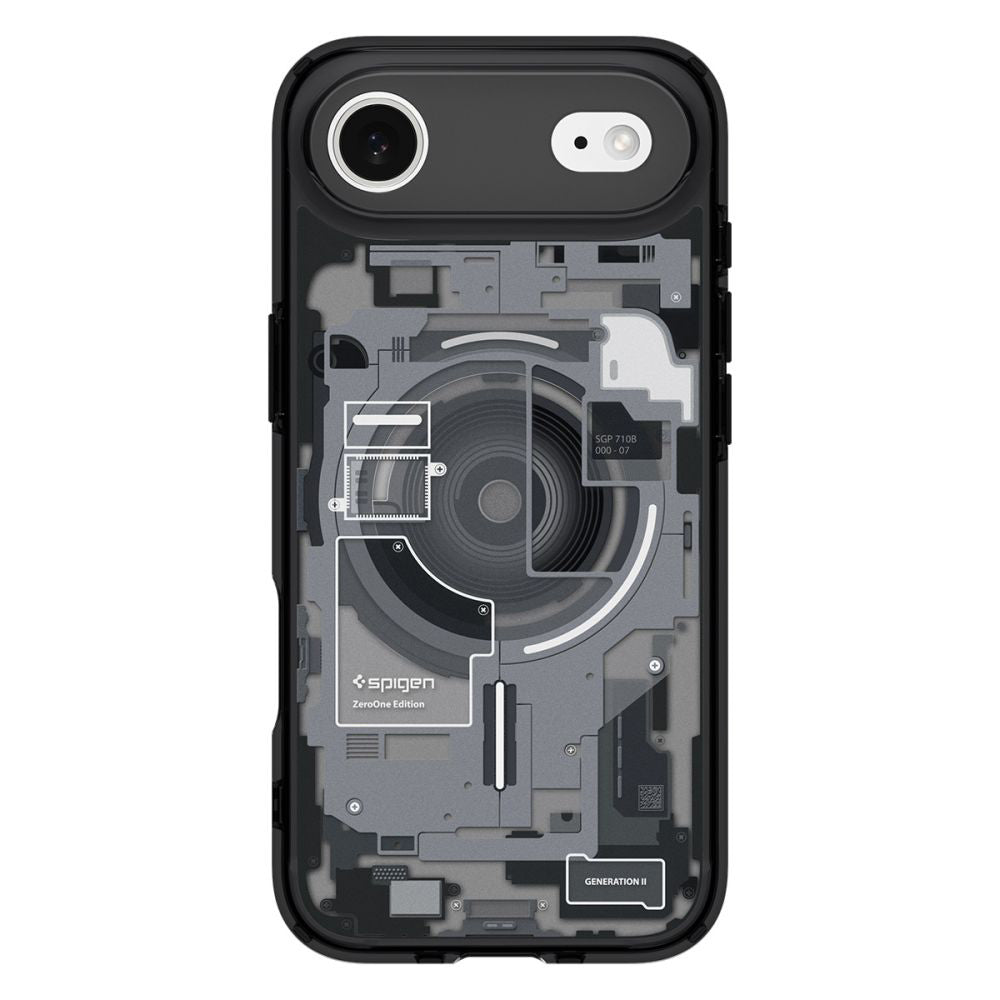 Funda MagSafe para Apple iPhone 17 Air, Spigen, Ultra Hybrid Zero One, Negra