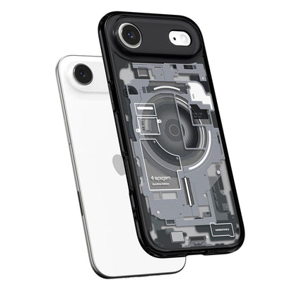 Funda MagSafe para Apple iPhone 17 Air, Spigen, Ultra Hybrid Zero One, Negra