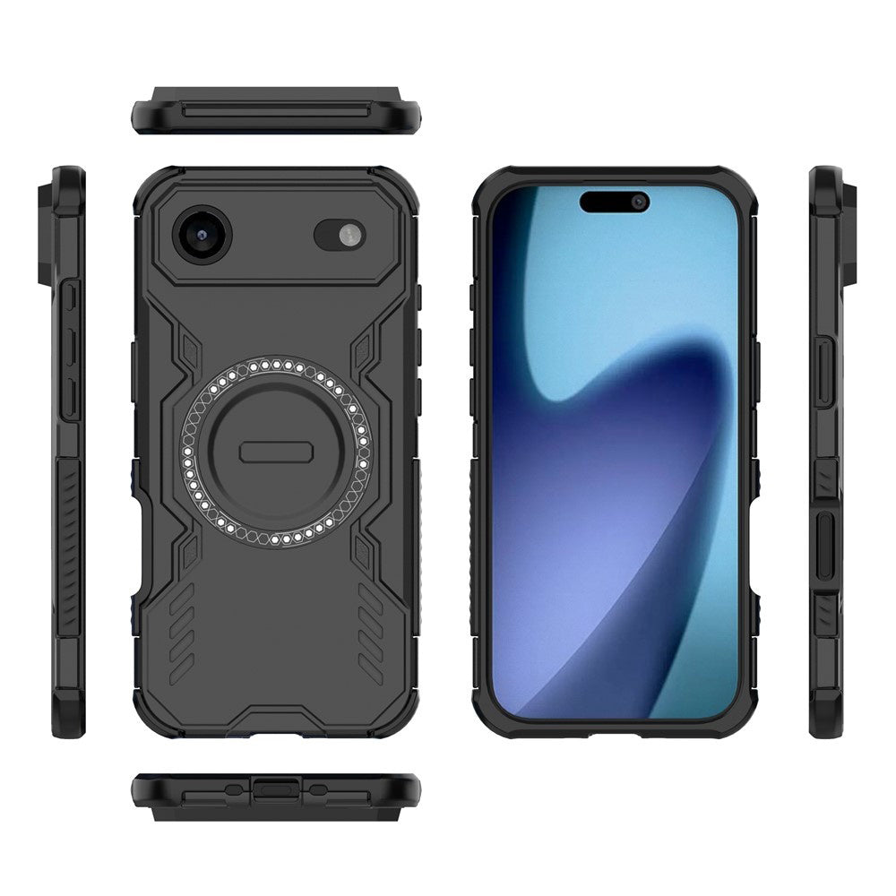 Funda MagSafe para Apple iPhone 17 Air, Techsuit, ArmorMag, Negra.