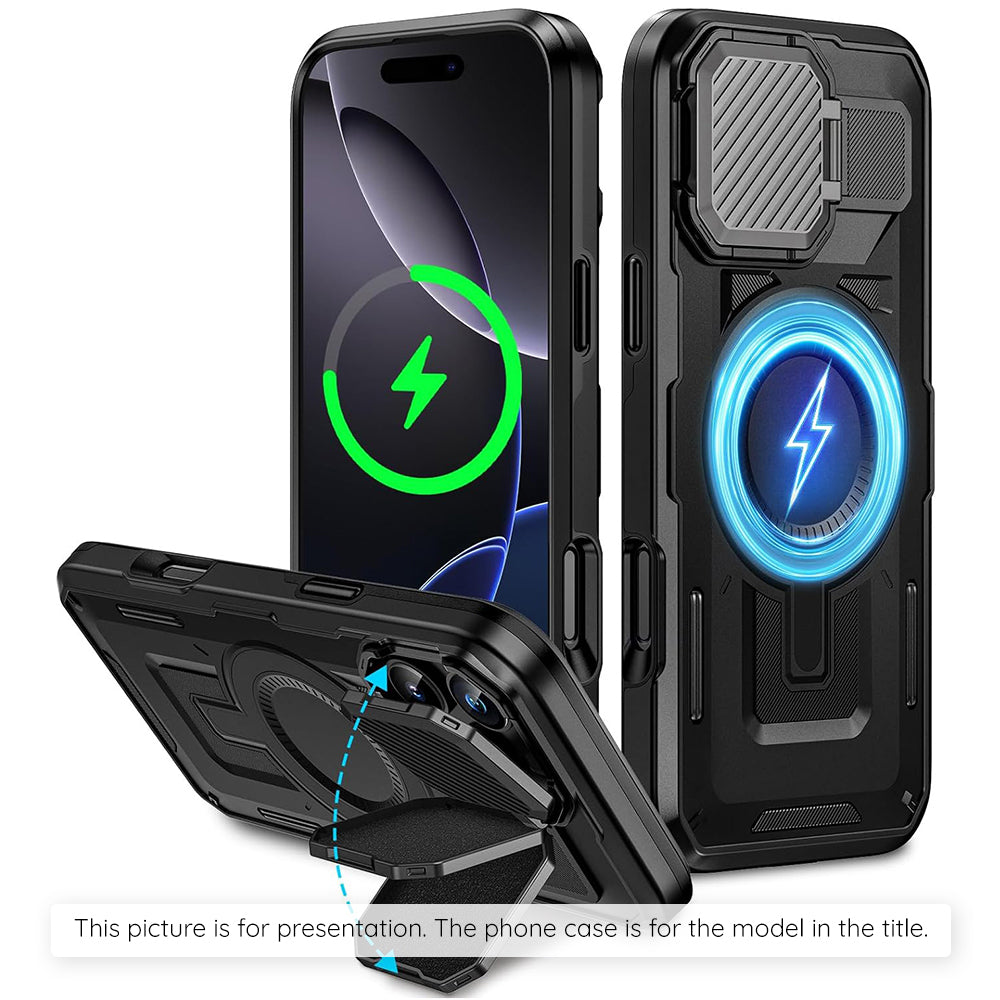 Funda MagSafe para Apple iPhone 17 Air, Techsuit, CamVault, Negra