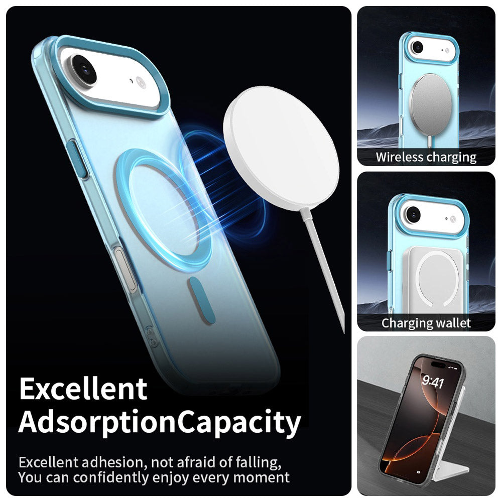 Funda MagSafe para Apple iPhone 17 Air, Techsuit, CandyCase, Azul