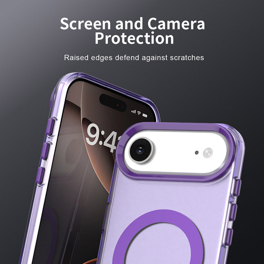 Funda MagSafe para Apple iPhone 17 Air, Techsuit, CandyCase, Morado