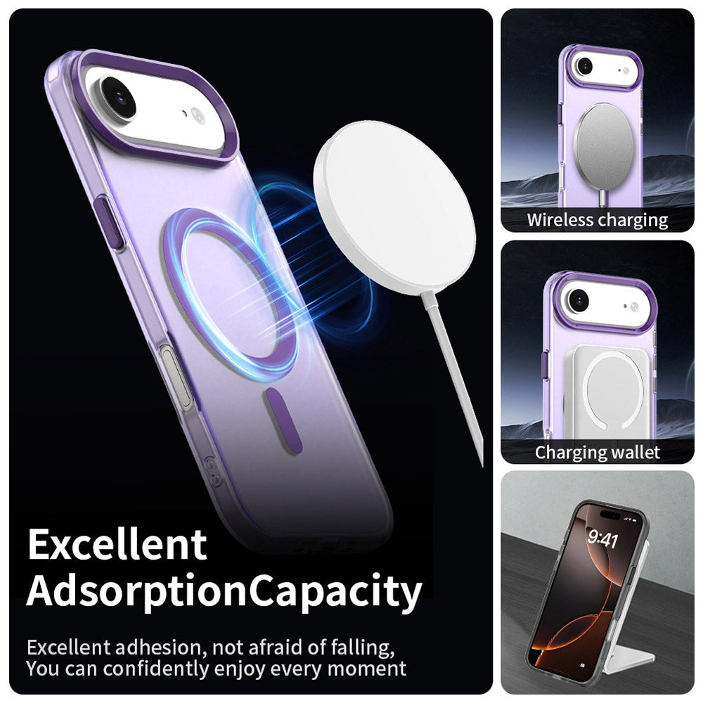 Funda MagSafe para Apple iPhone 17 Air, Techsuit, CandyCase, Morado