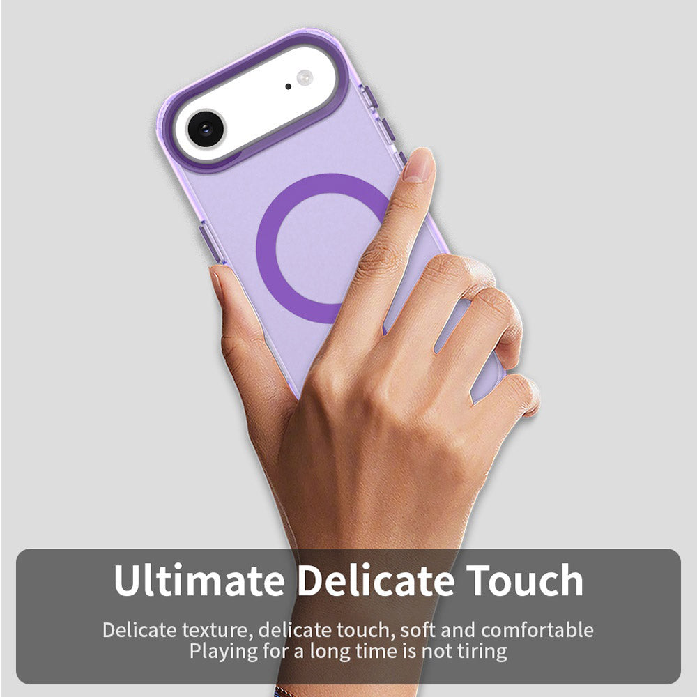 Funda MagSafe para Apple iPhone 17 Air, Techsuit, CandyCase, Morado