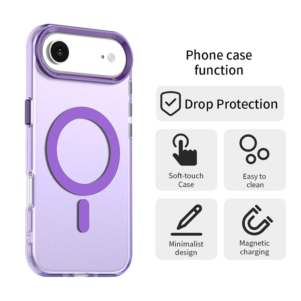 Funda MagSafe para Apple iPhone 17 Air, Techsuit, CandyCase, Morado