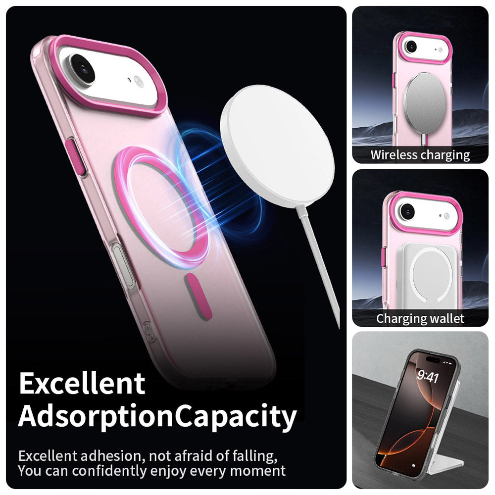 Funda MagSafe para Apple iPhone 17 Air, Techsuit, CandyCase, Rosa