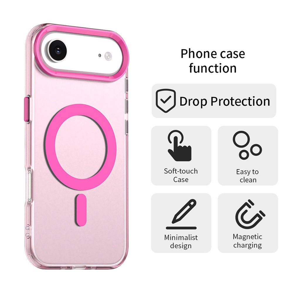 Funda MagSafe para Apple iPhone 17 Air, Techsuit, CandyCase, Rosa
