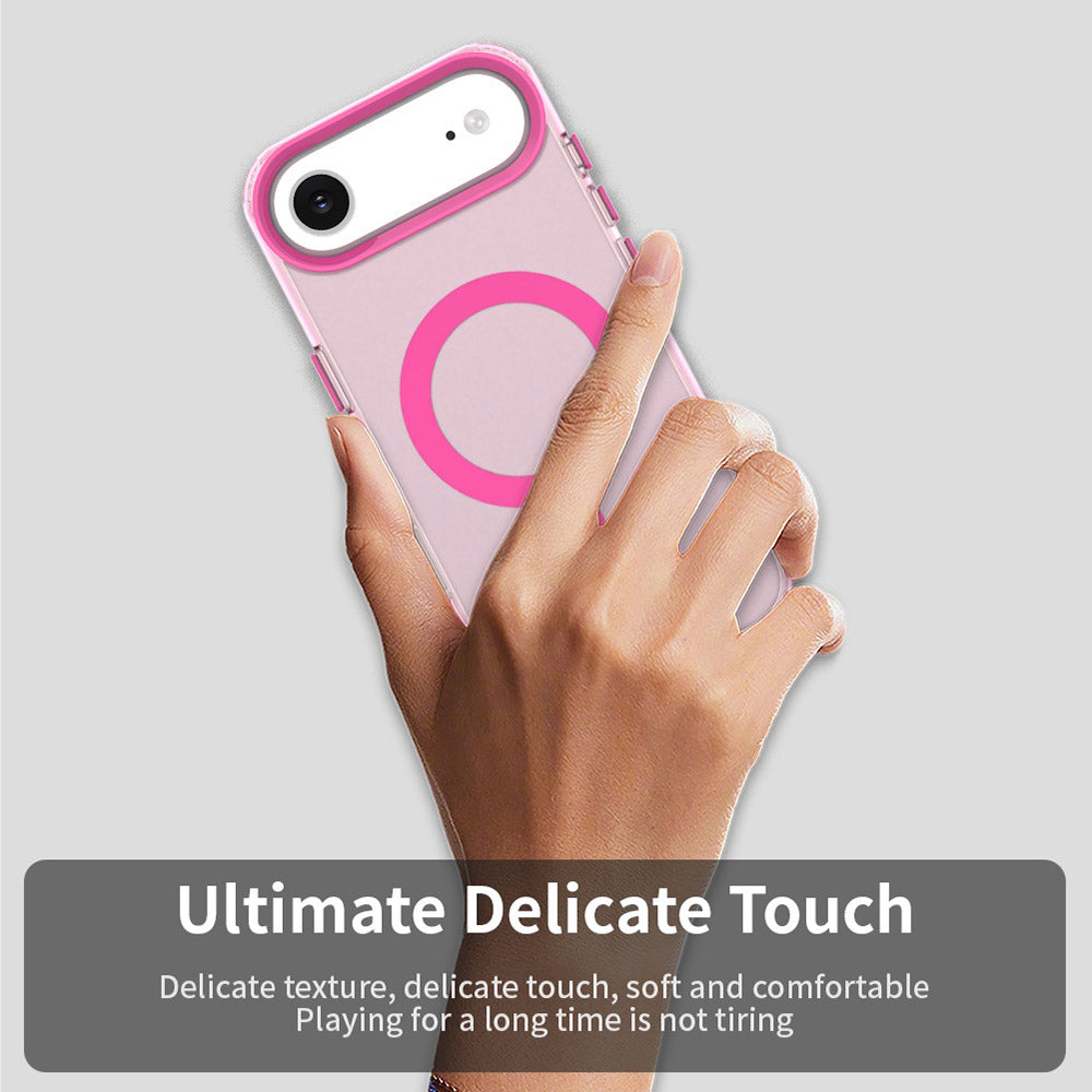 Funda MagSafe para Apple iPhone 17 Air, Techsuit, CandyCase, Rosa