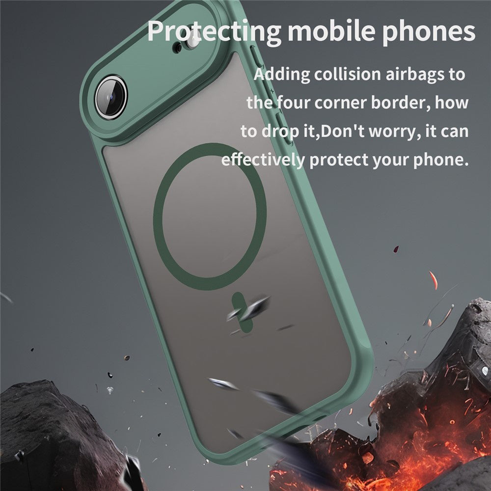 Funda MagSafe para Apple iPhone 17 Air, Techsuit, HaloFrost II, Verde