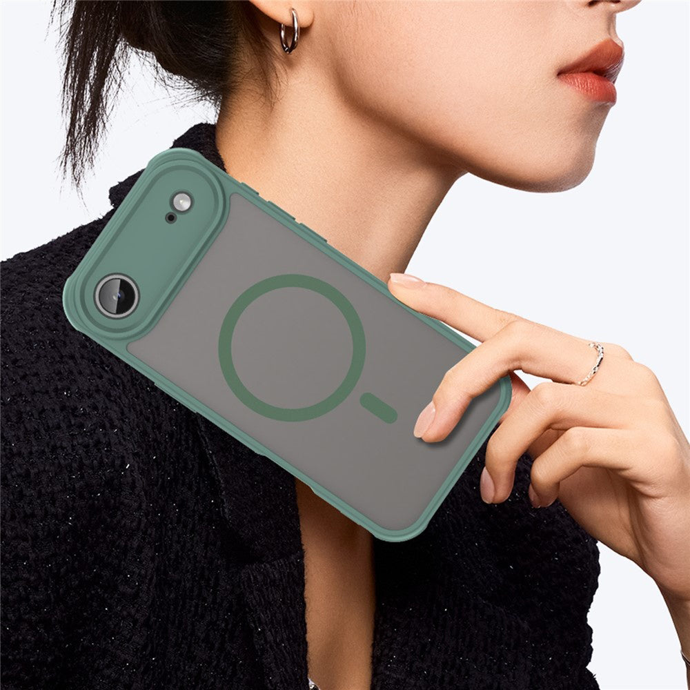 Funda MagSafe para Apple iPhone 17 Air, Techsuit, HaloFrost II, Verde