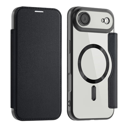 Funda MagSafe para Apple iPhone 17 Air, Techsuit, SmartMag Book, Negra
