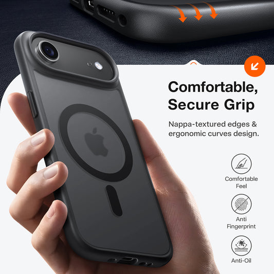 Funda MagSafe para Apple iPhone 17 Air, Torras, Guardian, Negra