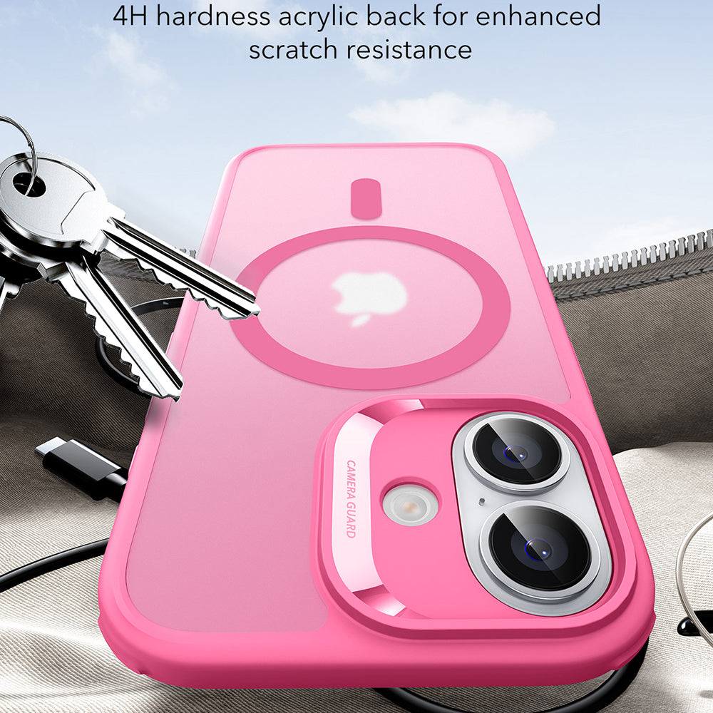 Funda MagSafe para Apple iPhone 17, ESR, Classic Hybrid, Rosa Satinado