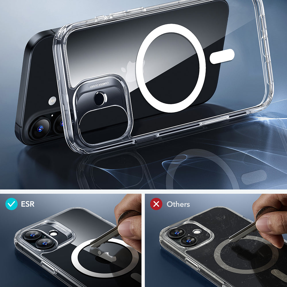 Funda MagSafe para Apple iPhone 17, ESR, Classic Hybrid, Transparente