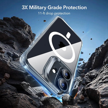 Funda MagSafe para Apple iPhone 17, ESR, Classic Hybrid con Protector de Pantalla, Transparente