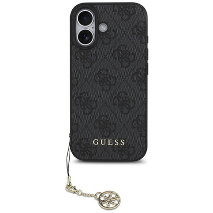 Funda MagSafe para Apple iPhone 17, Guess, 4G Charm Cradle, Negra