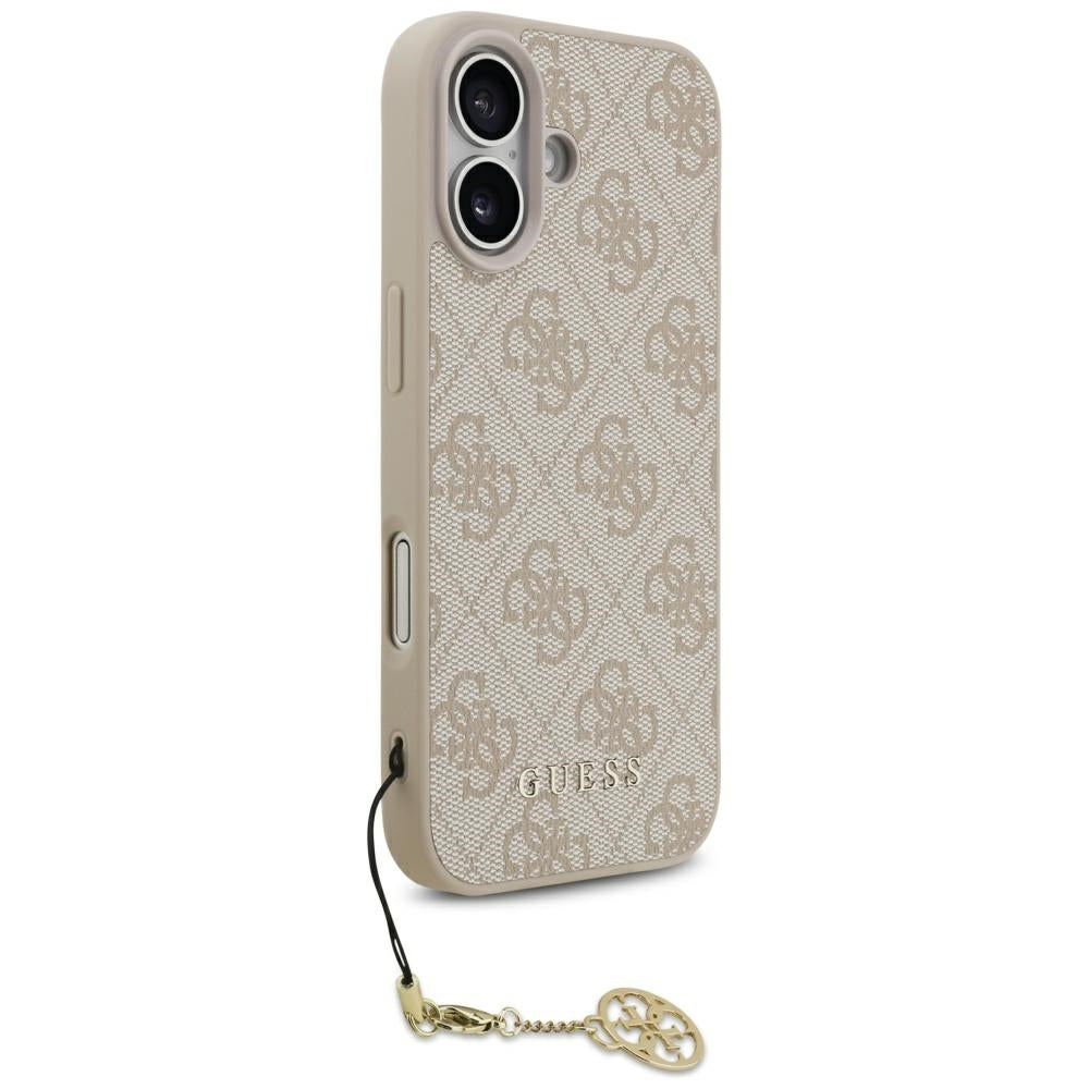 Funda MagSafe para Apple iPhone 17, Guess, 4G Charm Cradle, Rosa