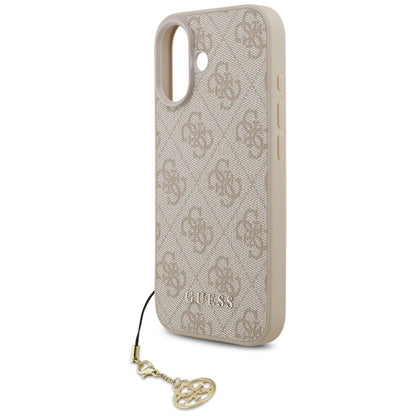 Funda MagSafe para Apple iPhone 17, Guess, 4G Charm Cradle, Rosa