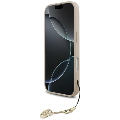Funda MagSafe para Apple iPhone 17, Guess, 4G Charm Cradle, Rosa