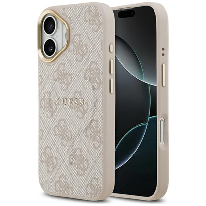 Funda MagSafe para Apple iPhone 17, Guess, 4G Classic, Rosa