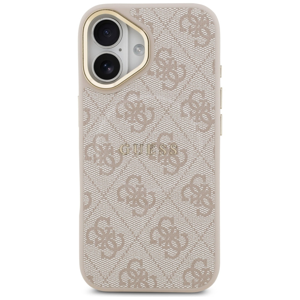 Funda MagSafe para Apple iPhone 17, Guess, 4G Classic, Rosa