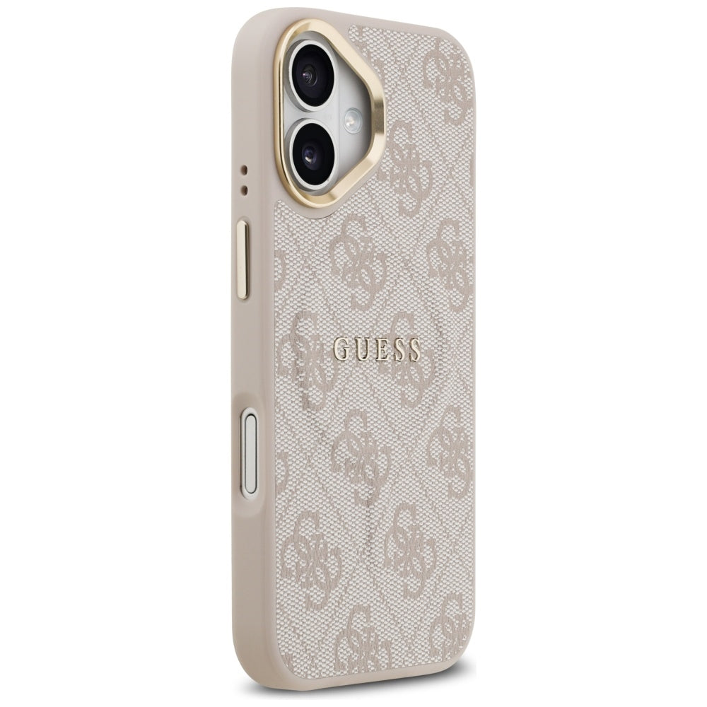Funda MagSafe para Apple iPhone 17, Guess, 4G Classic, Rosa