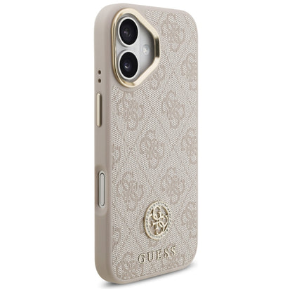 Funda MagSafe para Apple iPhone 17, Guess, 4G Strass Logo, Rosa