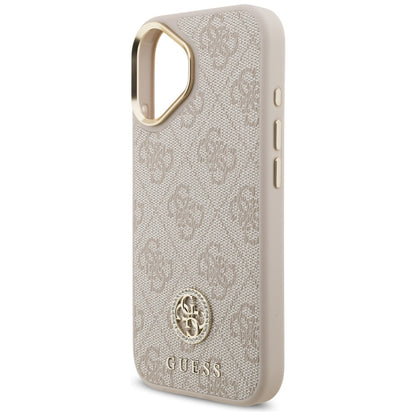 Funda MagSafe para Apple iPhone 17, Guess, 4G Strass Logo, Rosa