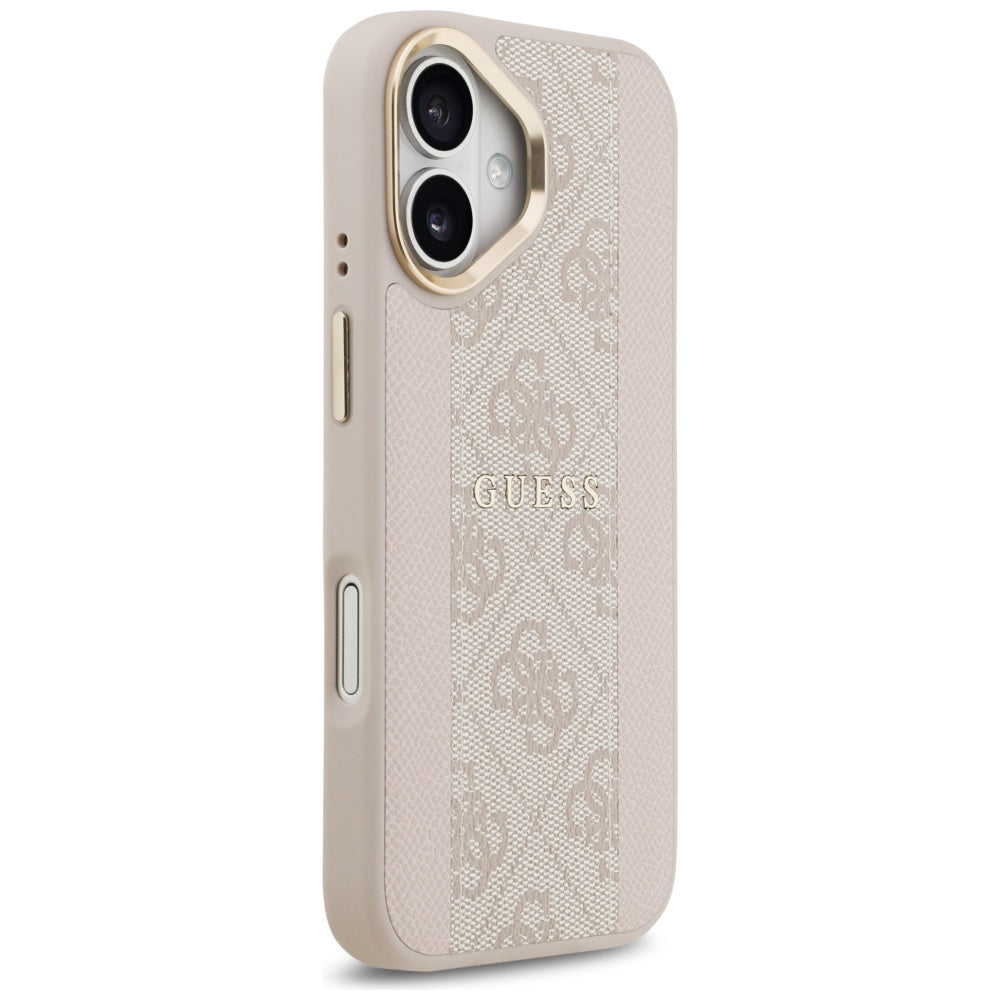 Funda MagSafe para Apple iPhone 17, Guess, 4G Stripe, Rosa