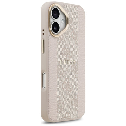 Funda MagSafe para Apple iPhone 17, Guess, 4G Stripe, Rosa