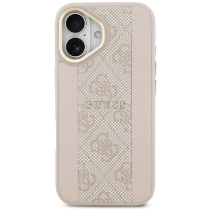 Funda MagSafe para Apple iPhone 17, Guess, 4G Stripe, Rosa