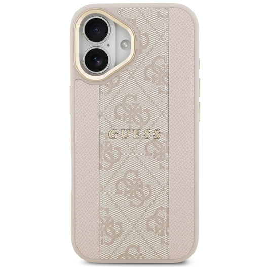Funda MagSafe para Apple iPhone 17, Guess, 4G Stripe, Rosa