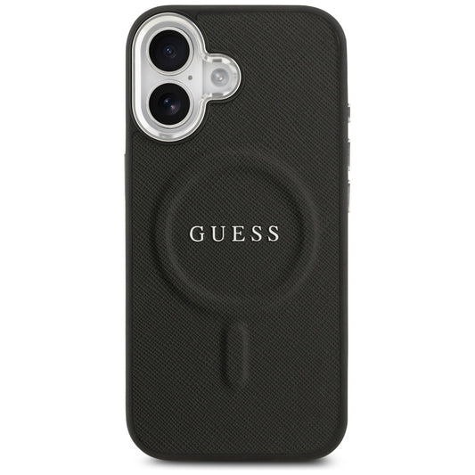 Funda MagSafe para Apple iPhone 17, Guess, Classic Logo, Negra