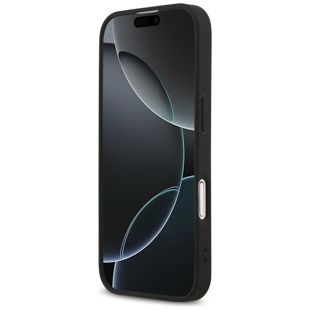 Funda MagSafe para Apple iPhone 17, Guess, Saffiano Classic Logo, Negra