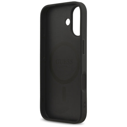 Funda MagSafe para Apple iPhone 17, Guess, Saffiano Classic Logo, Negra