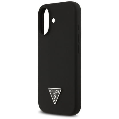 Funda MagSafe para Apple iPhone 17, Guess, Logo Triangular, Negra