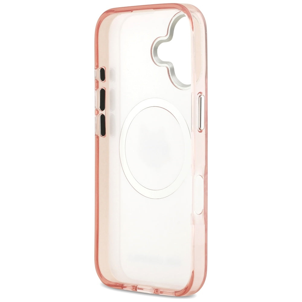Funda MagSafe para Apple iPhone 17, Karl Lagerfeld, IML Choupette's Head, Rosa