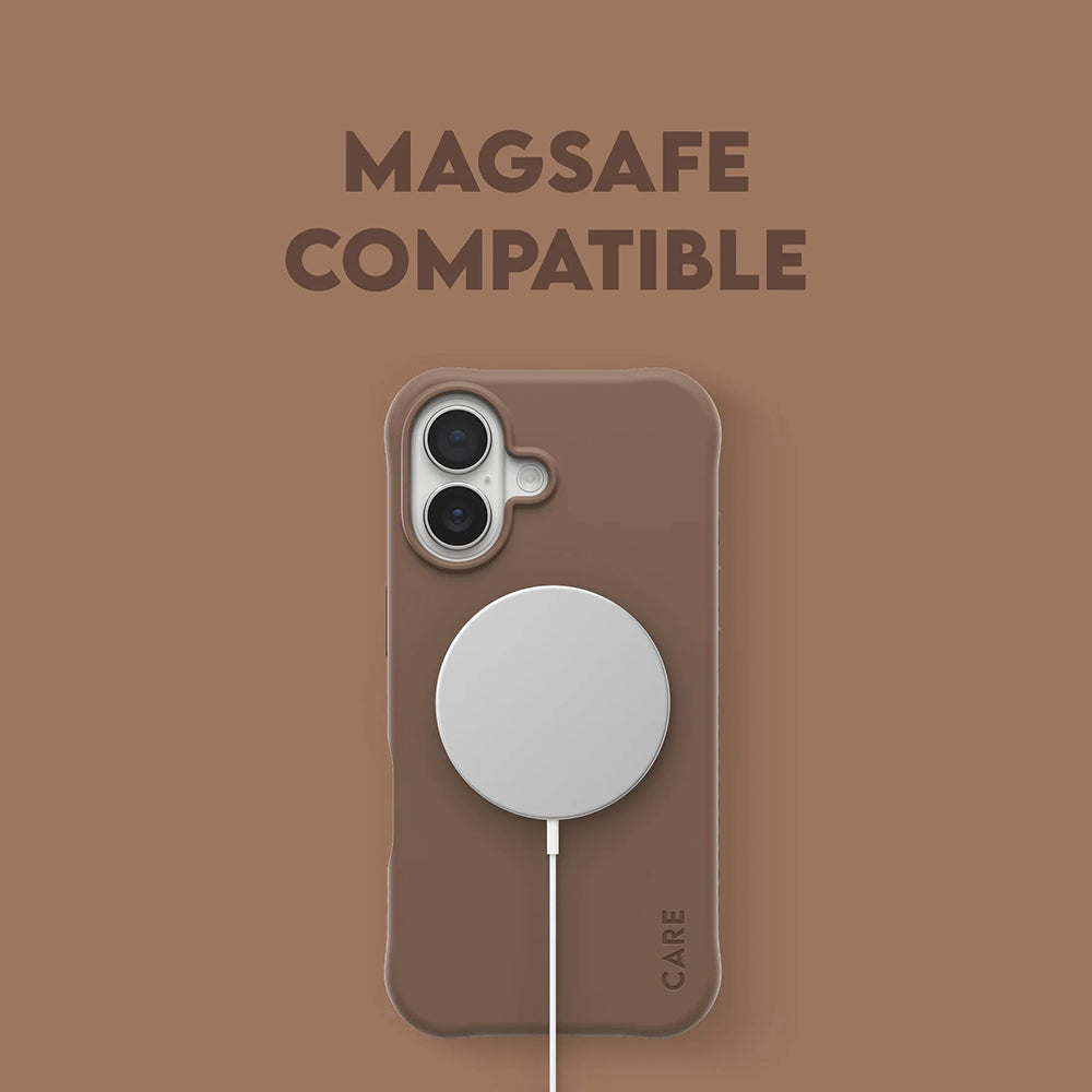 Funda MagSafe para Apple iPhone 17, PanzerGlass, Care Fashionable, Marrón